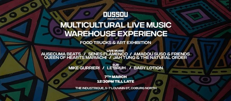 Oussou Productions Multicultural Live Music Warehouse Experience